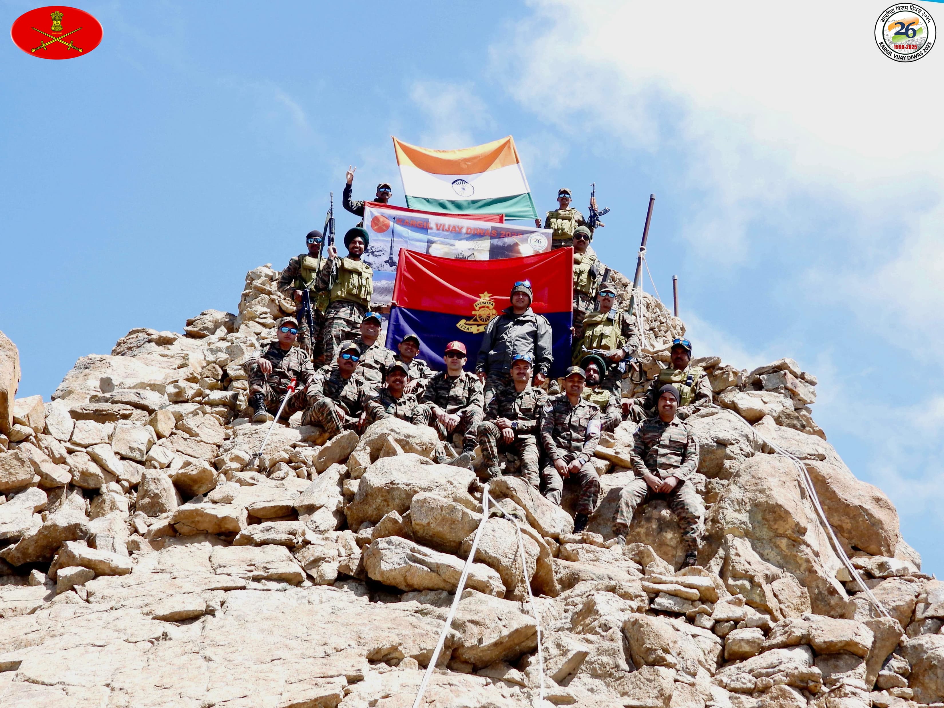 'GUN HILL EXPEDITION, A TRIBUTE TO THE VALOUR OF INDIAN ARTILLERY'