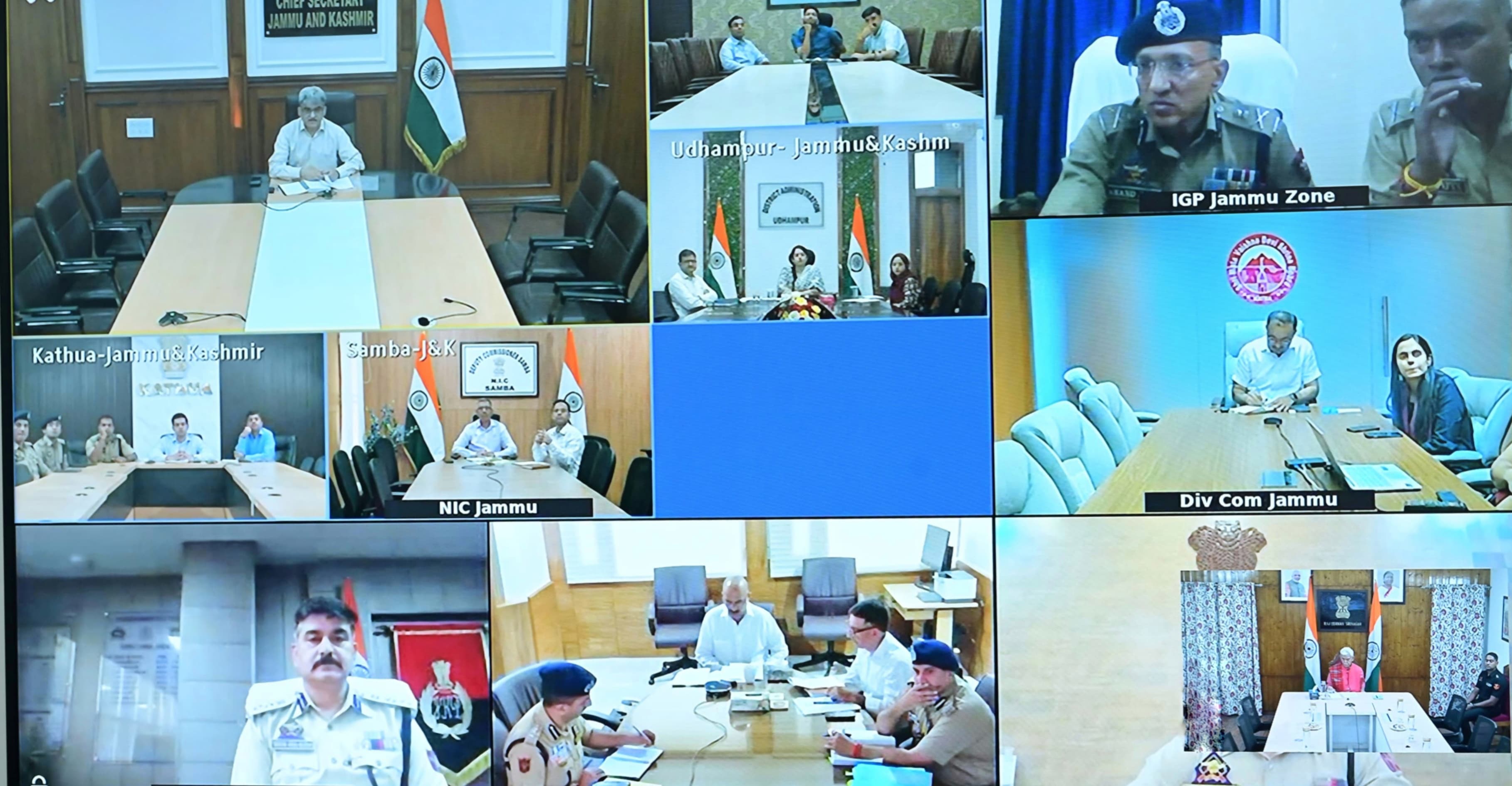'LG Manoj Sinha Reviews Preparations Ahead of PM Modi’s Historic Visit to J&K* '
