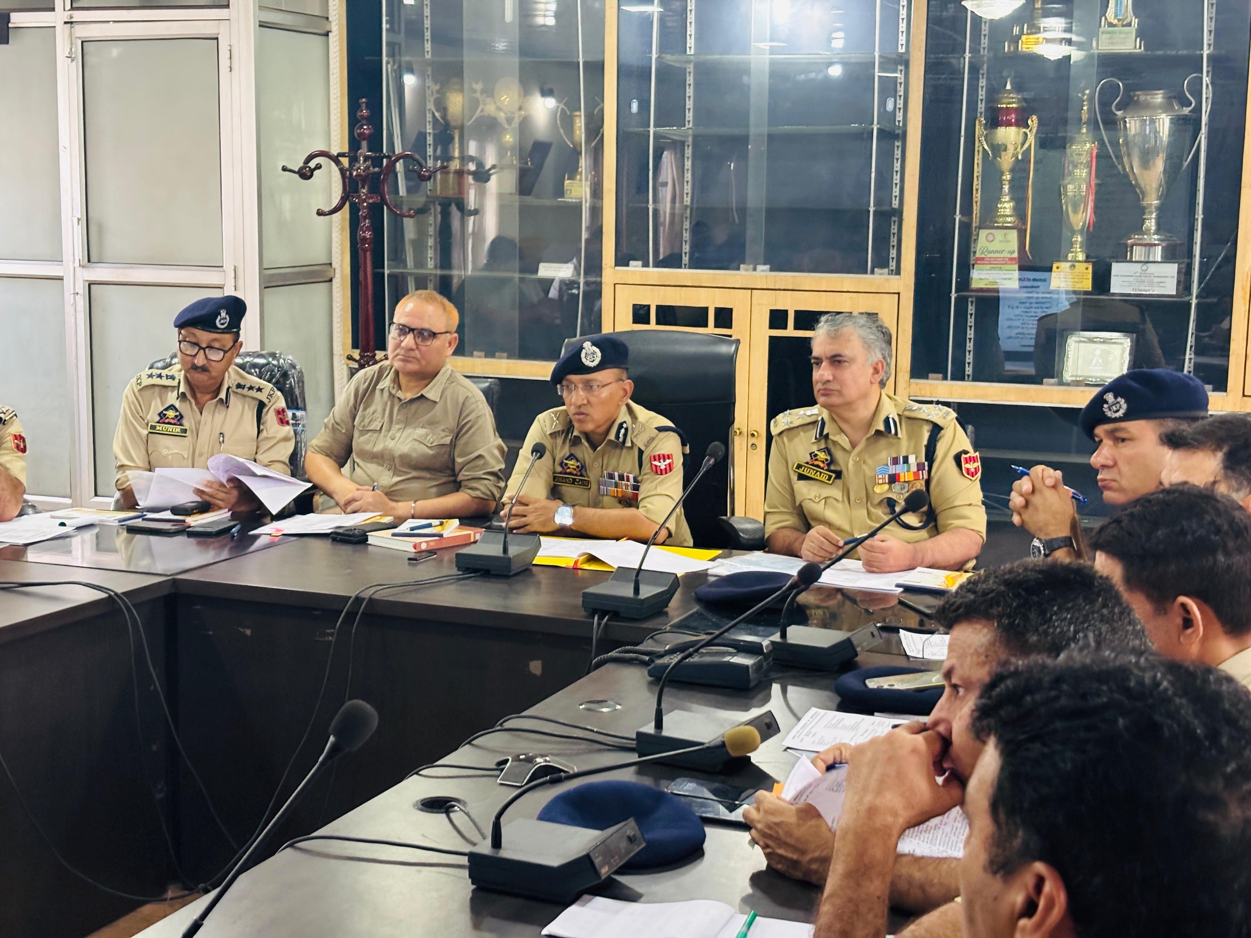'ADGP Armed J&K Reviews Preparations for Martyrs Memorial Football Tournament 2025'