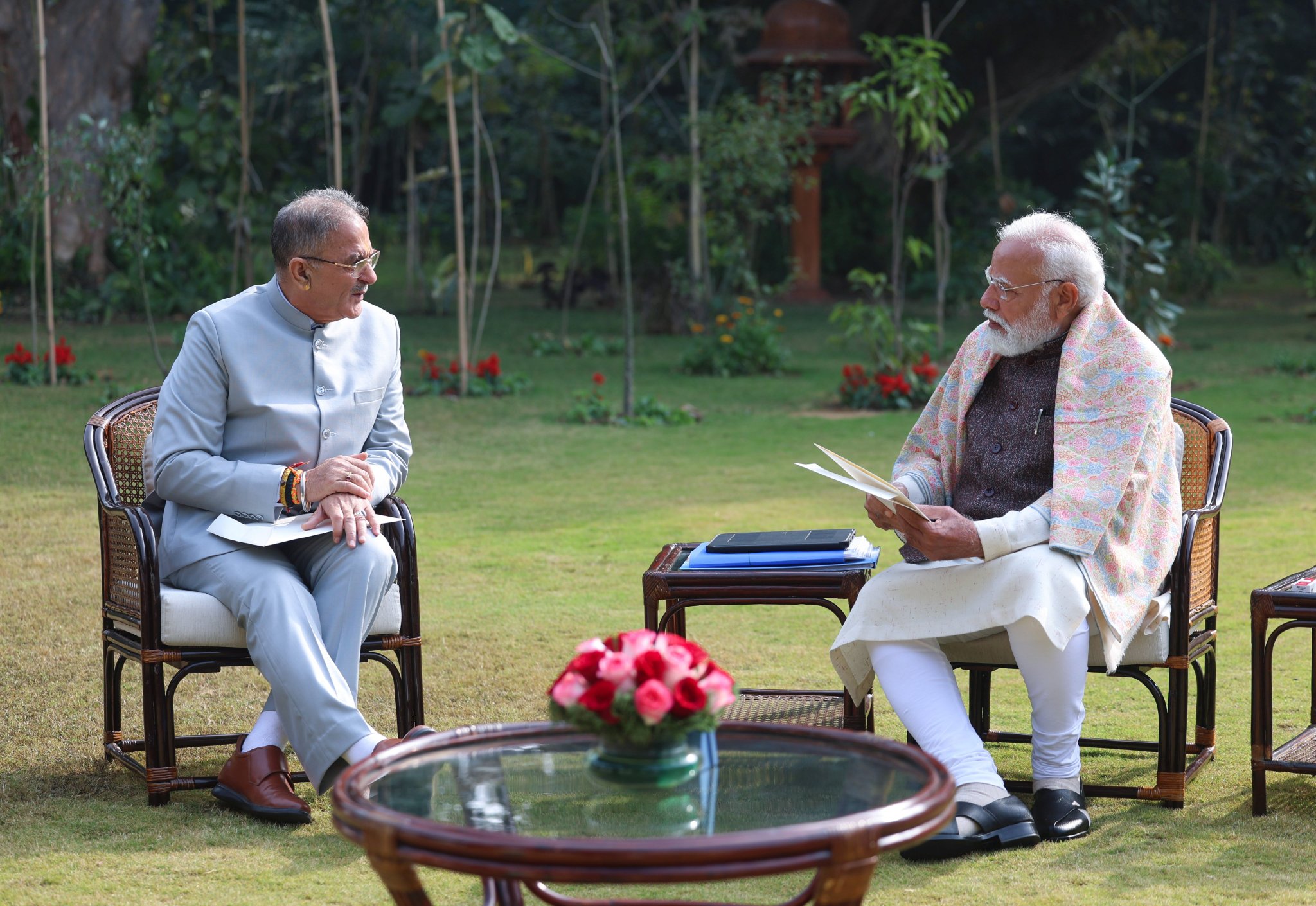 'Lt Governor Kavinder Gupta Calls on Prime Minister Narendra Modi'