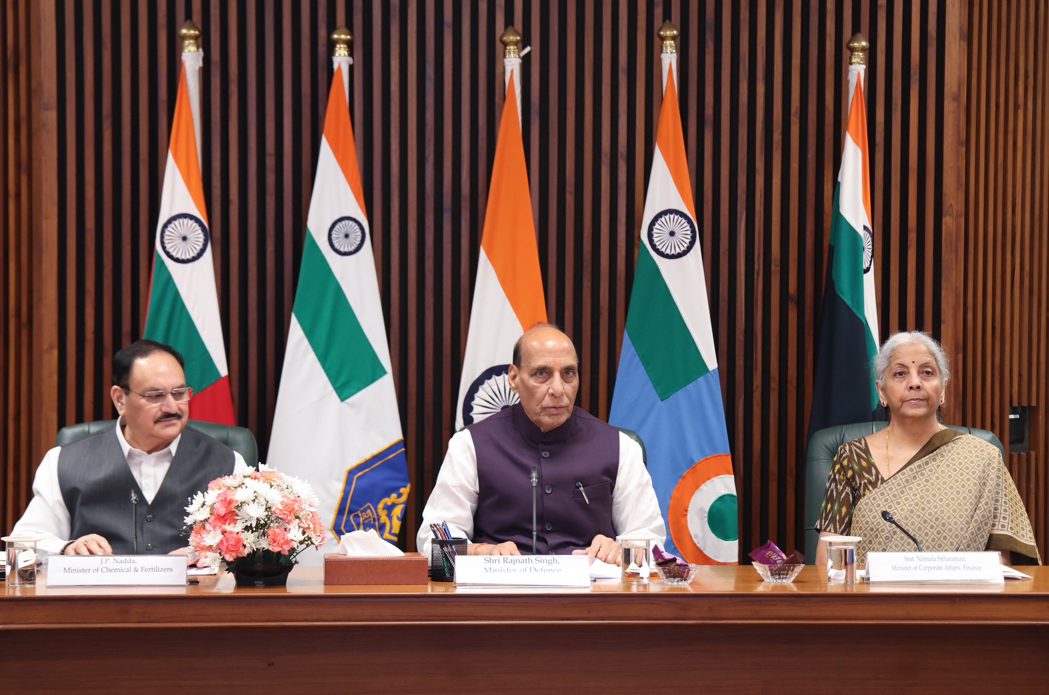 'Rajnath Singh Chairs High-Level IGoM Meet to Assess Impact of West Asia Conflict , Centre Reviews Energy Security, Supply Chains; Assures Protection of Public Interests'