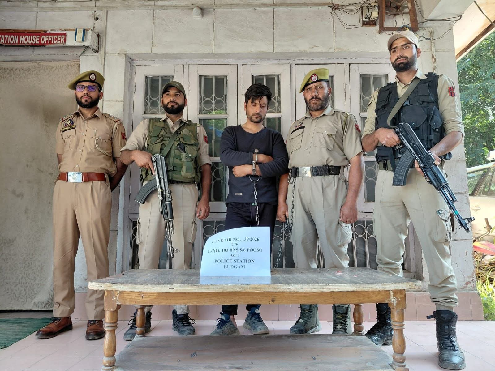 'Budgam Police Identifies Accused in Galwanpora Minor Girl Murder Case After Completion of Legal Formalities'