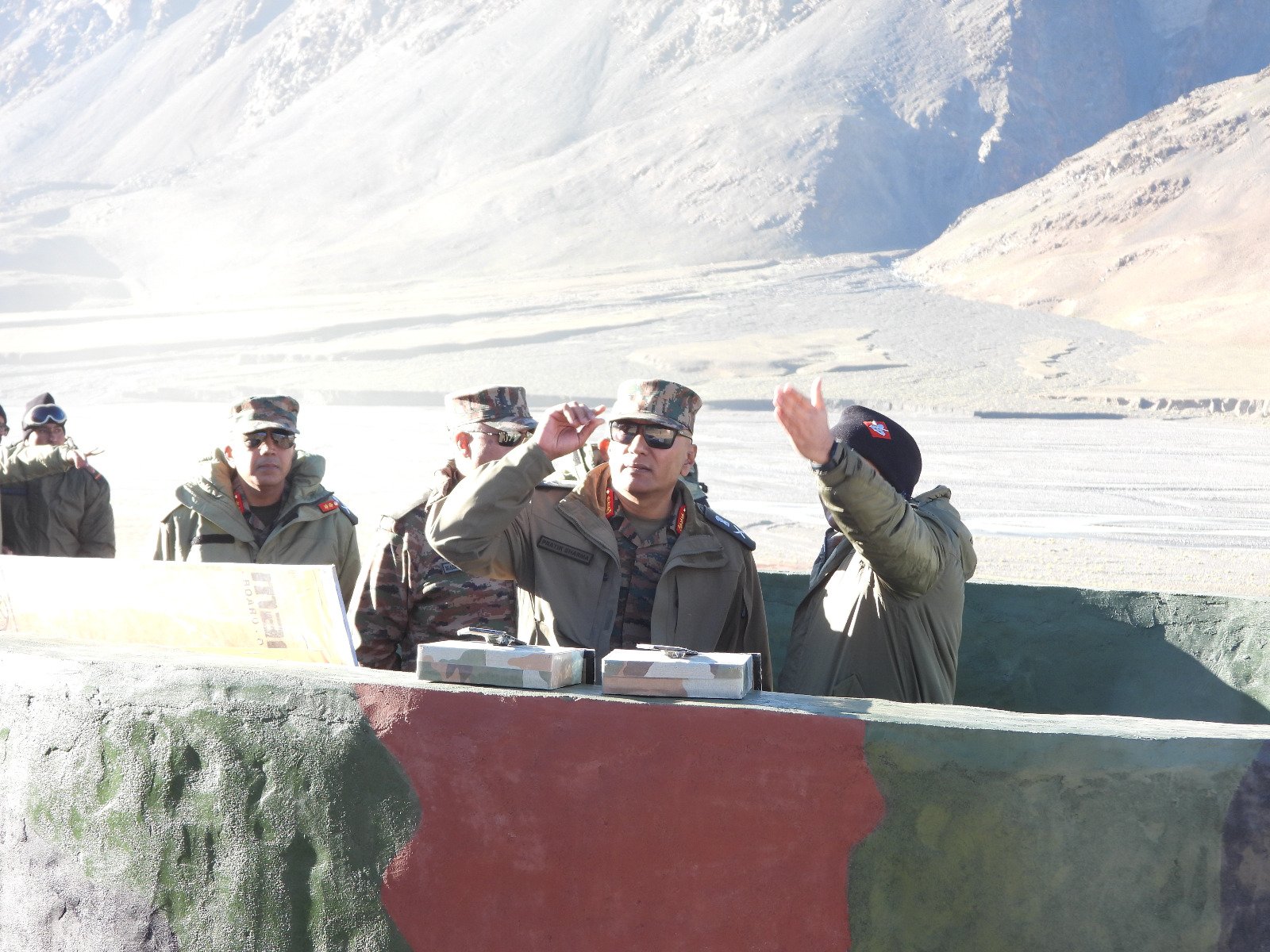 'Army Commander Reviews Operational Preparedness of Troops in High-Altitude Ladakh'