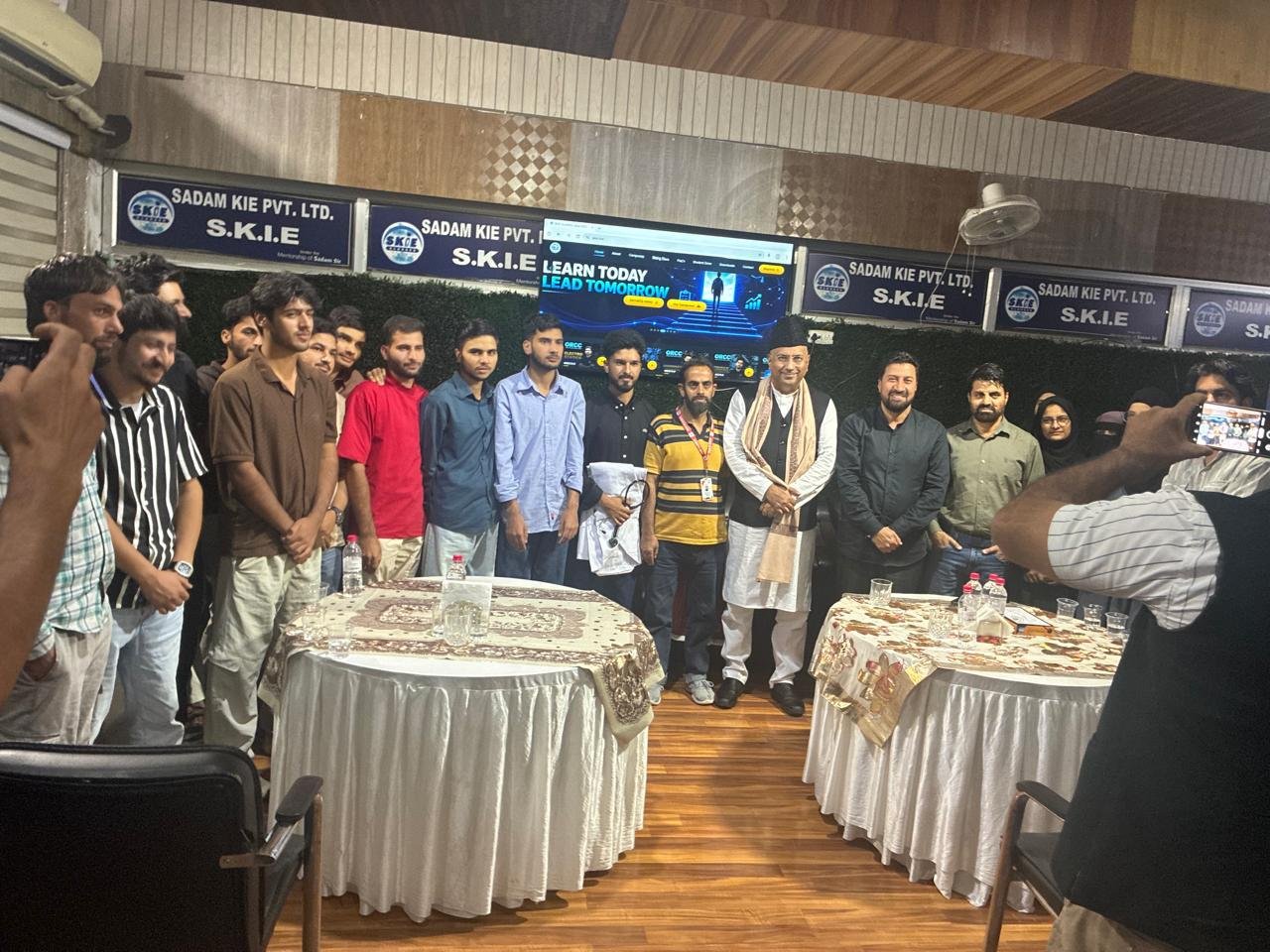 'MP Gulam Ali Khatana Interacts with Students at SKIE Parraypora Campus'