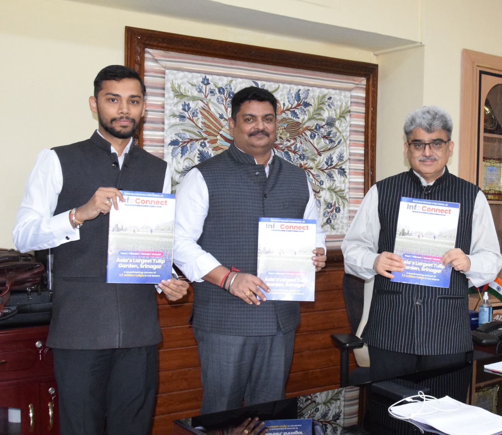 'Chief Secretary launches ‘Info Connect’ – a monthly chronicle of J&K’s progress, prepared by DIPR'