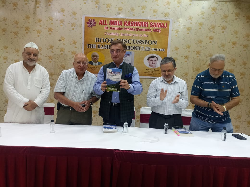 'AIKS Hosts Book Discussion on The Kashmir Chronicles in New Delhi'