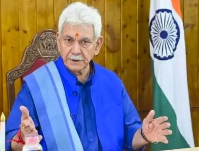 'LG Manoj Sinha Hails Group Captain Shubhanshu Shukla’s Triumphant Return from Historic Axiom-4 Mission'