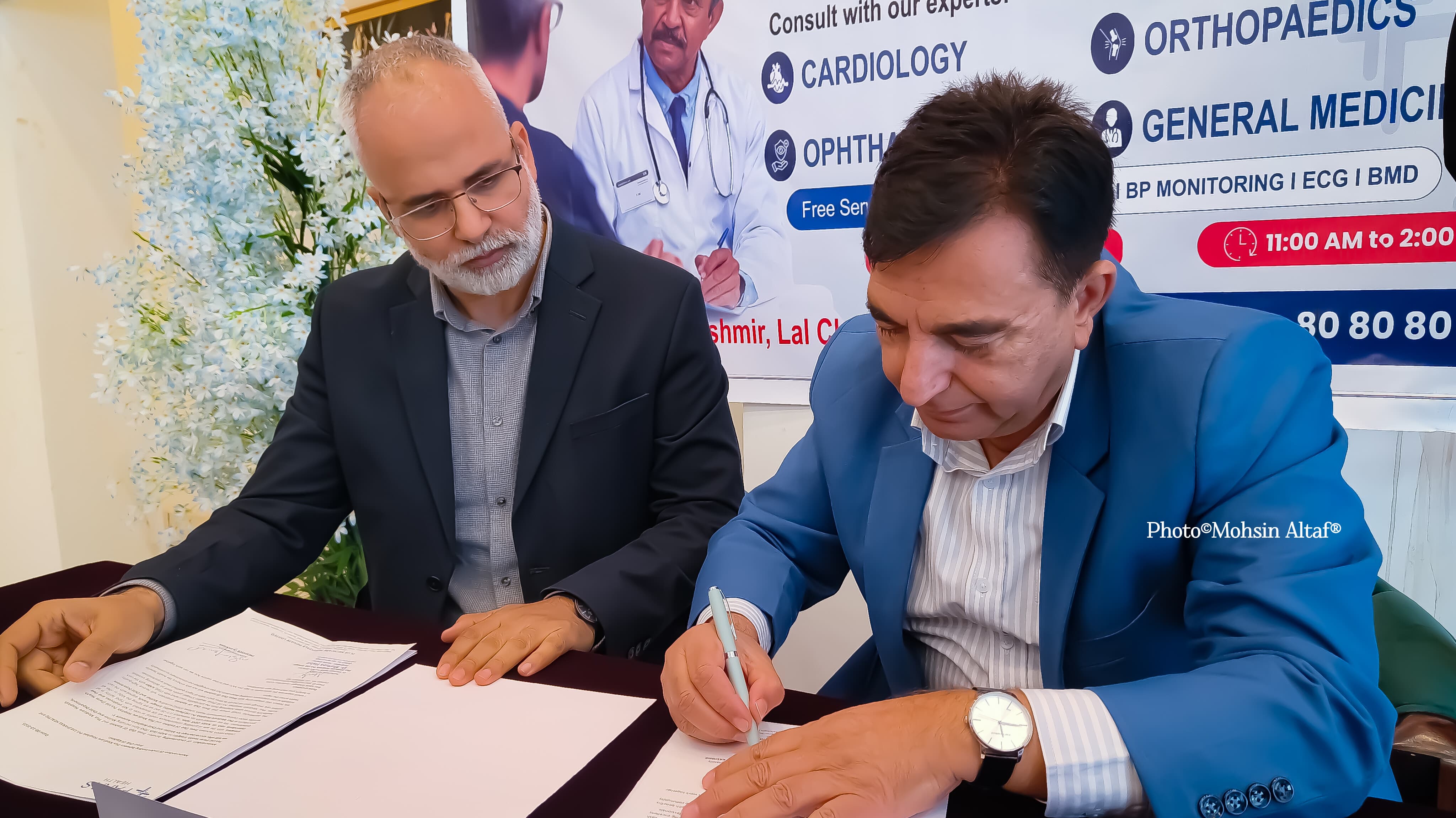 'Press Club of Kashmir inks MoU with Paras Health for CGHS cash-based healthcare scheme for journalists'
