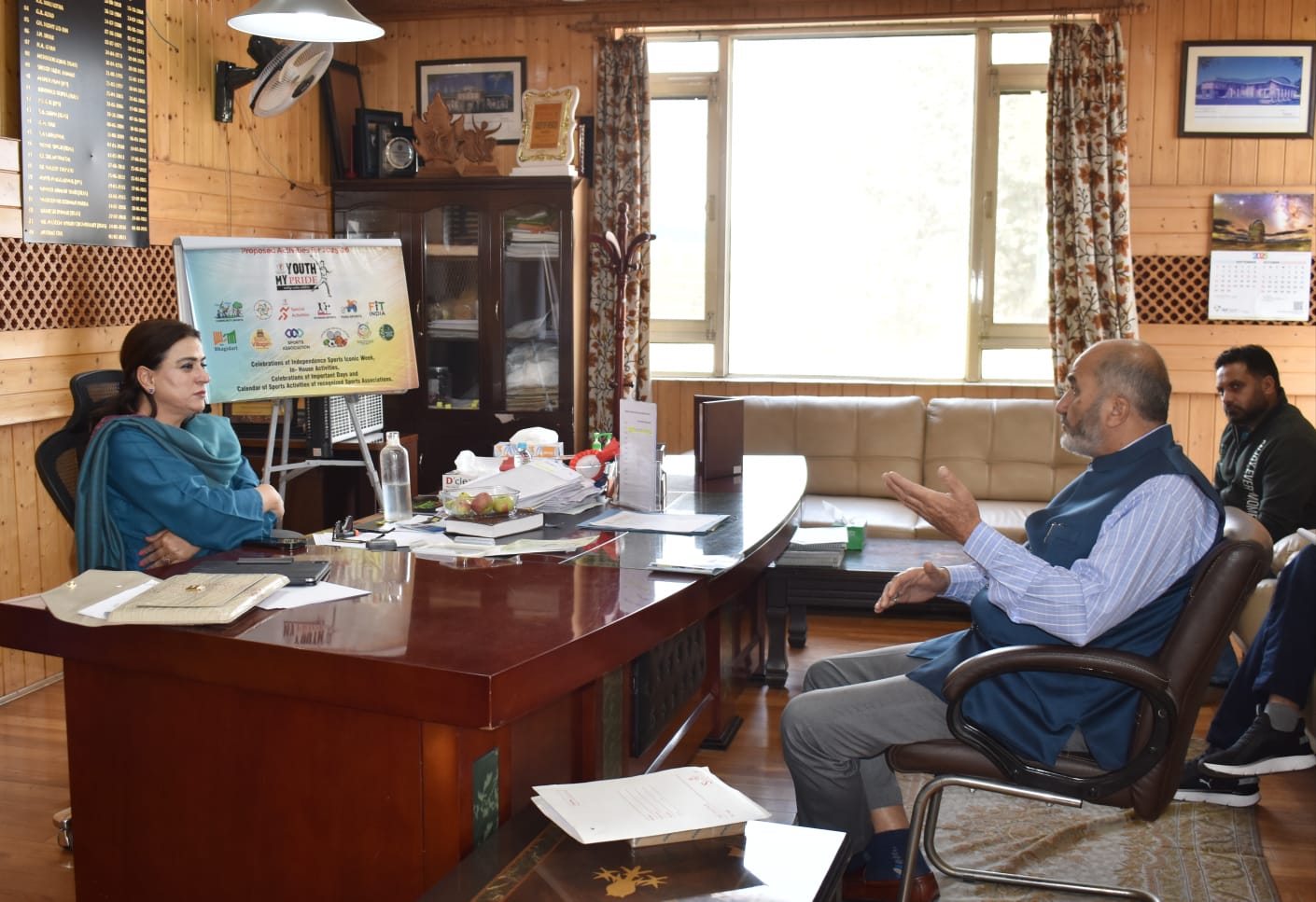 'Winter Games Association of Jammu & Kashmir (WGAJK) calls on Secretary J&K Sports Council to discuss the activity calendar of upcoming winter sports season*'