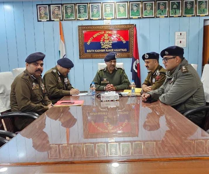 'DGP Nalin Prabhat Visits South Kashmir to Review Counter-Terror Operations'