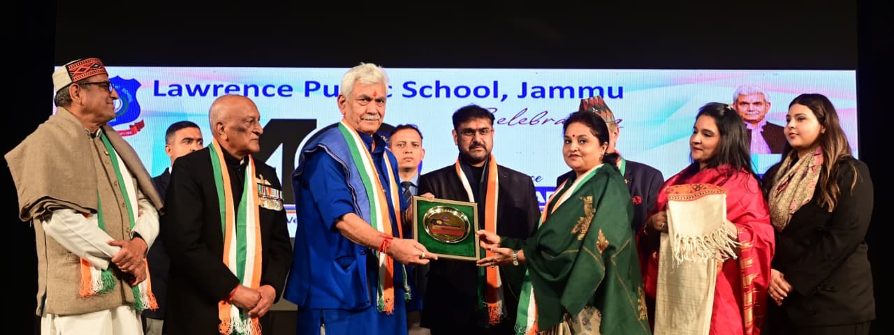 'Lieutenant Governor Attends 40th Anniversary Celebration of Lawrence Public School in Jammu'