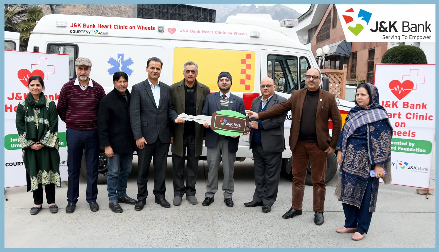 'Heart Clinic on Wheels: J&K Bank dedicates cardiac-care unit for the people'