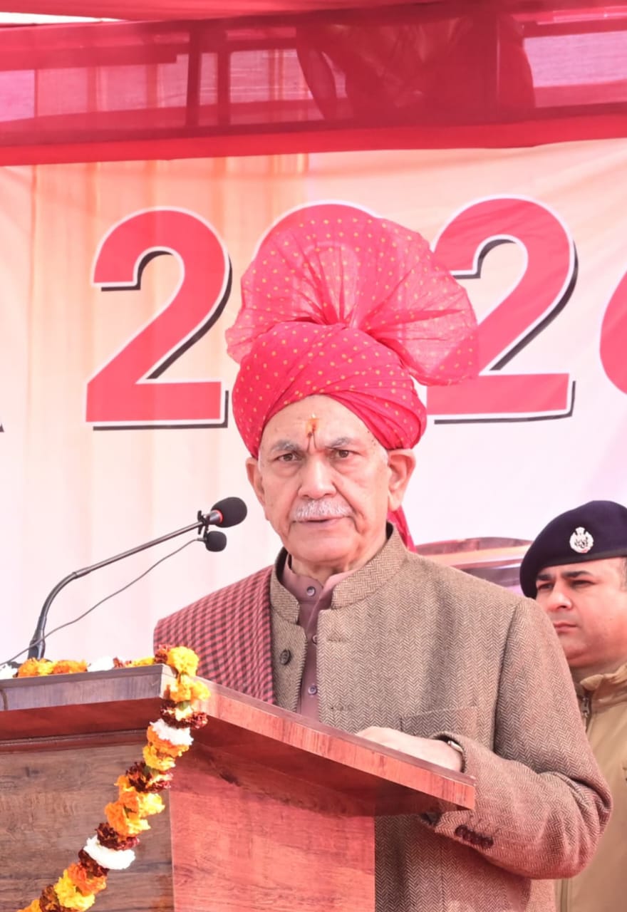 'Dream Big, Aim High: LG Manoj Sinha Calls Youth the Architects of a Developed Jammu and Kashmir '