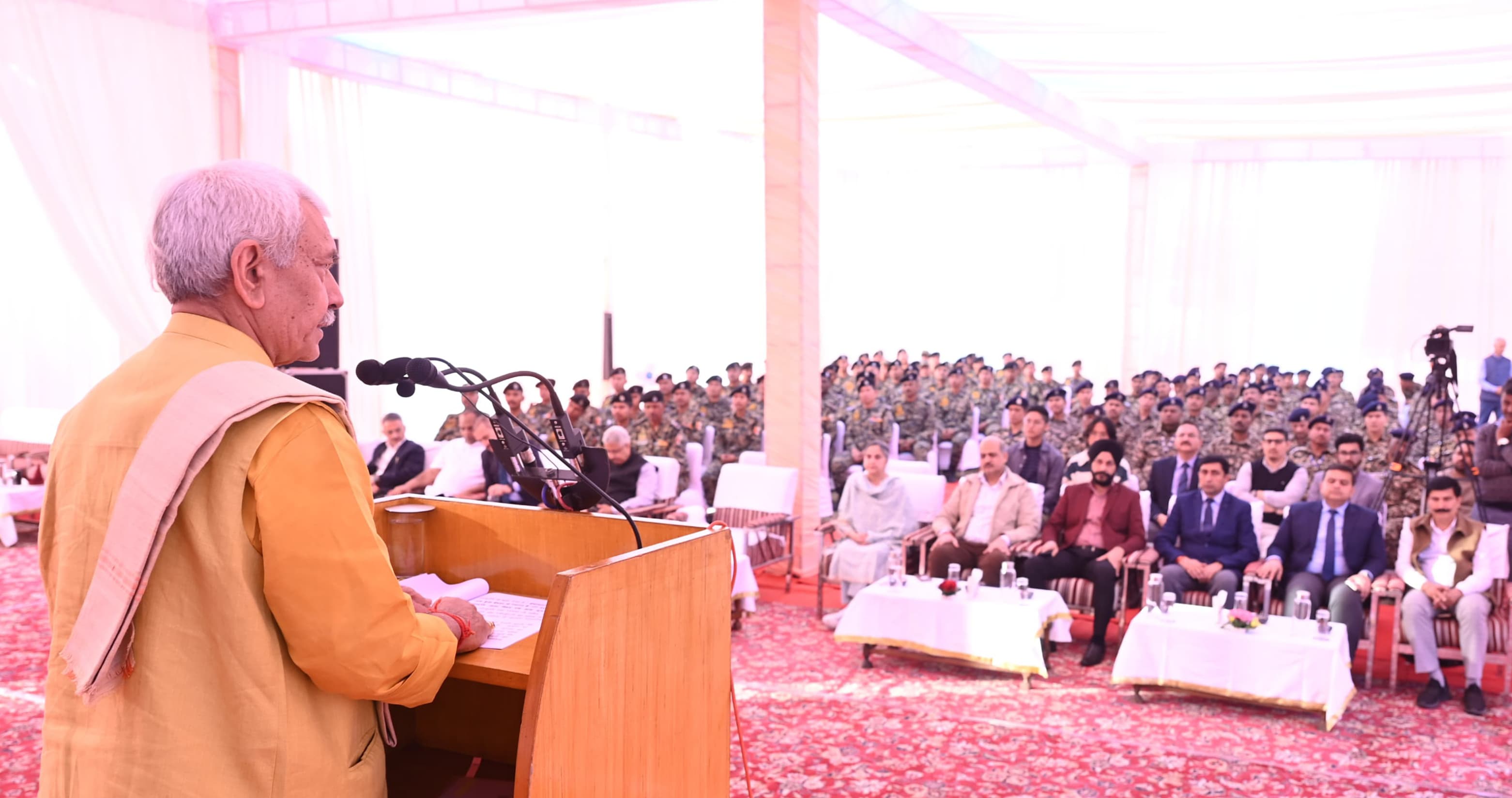 'J&K Lok Bhavan Commemorates Statehood Day of Arunachal Pradesh and Mizoram, Lt Governor Manoj Sinha Highlights ‘Ek Bharat Shreshtha Bharat’ Spirit'