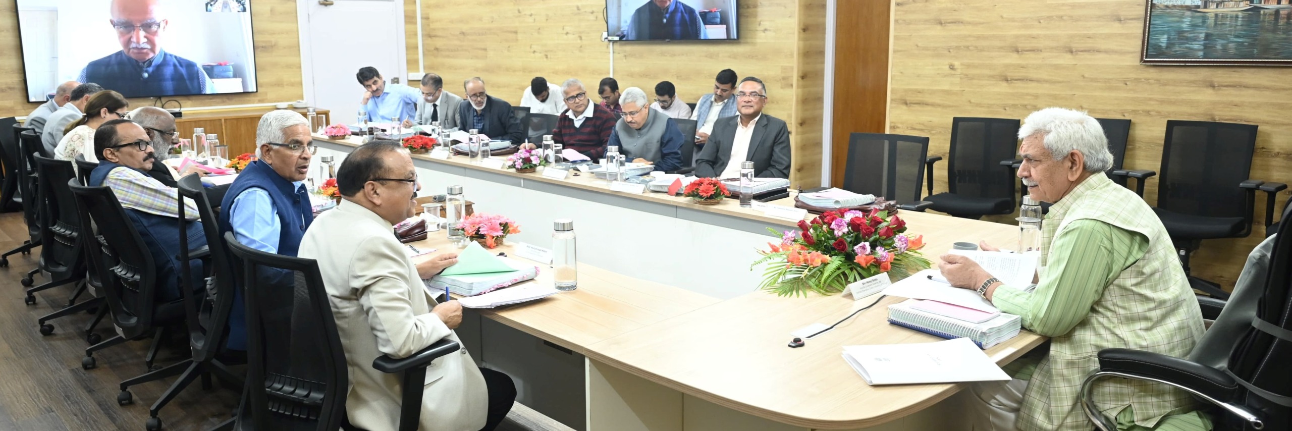 'Lieutenant Governor chairs 2nd University Council Meeting of Cluster University of Srinagar'