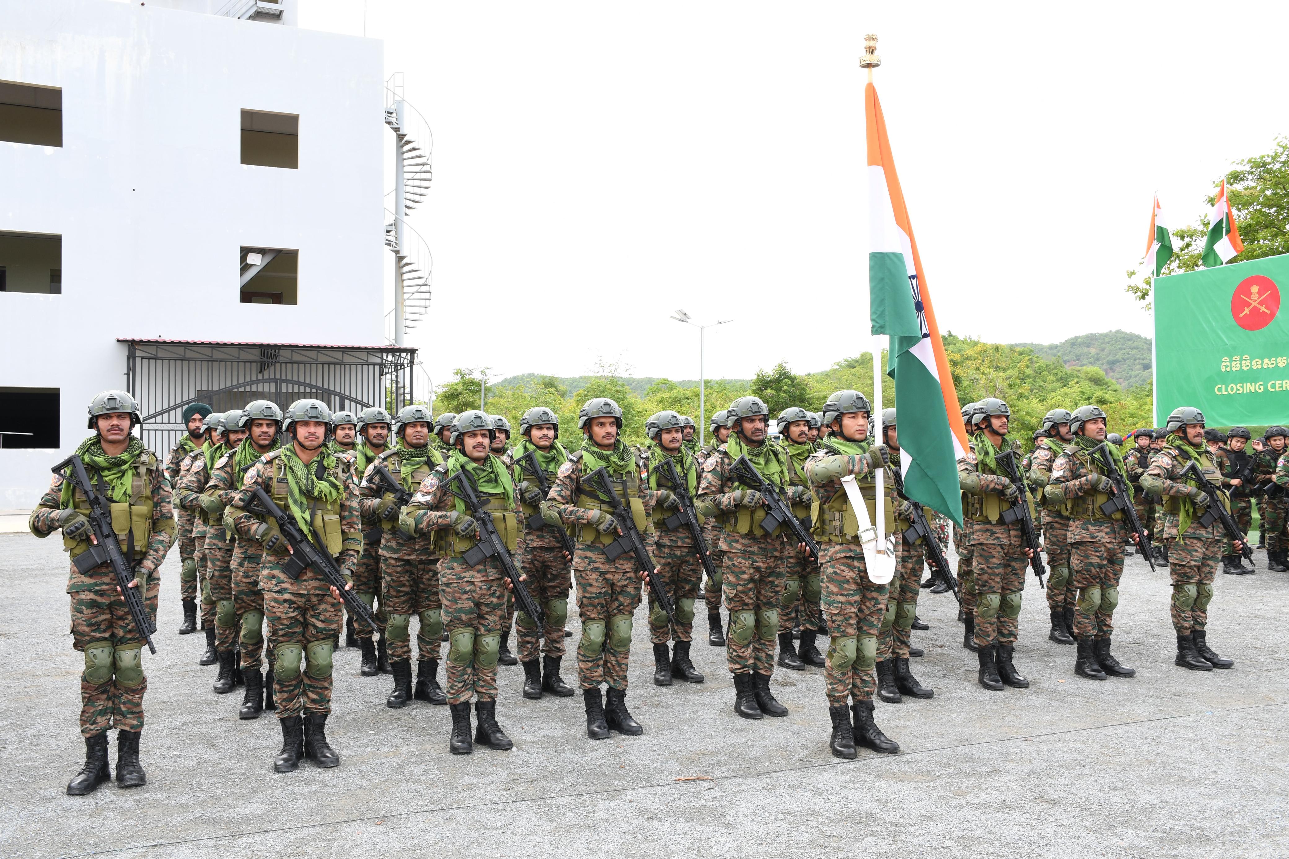 'CINBAX-II 2026 Concludes in Cambodia: Indian Army and Royal Cambodian Army Strengthen Interoperability'