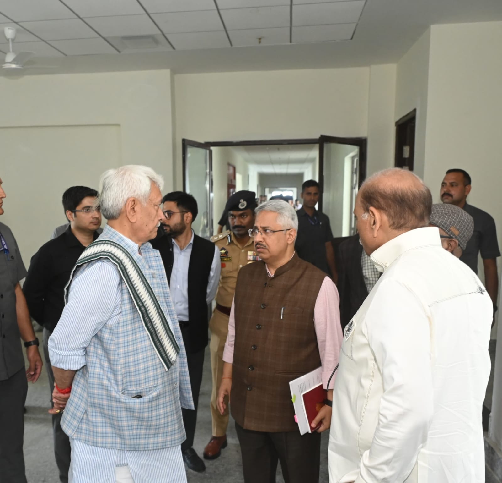 'Lieutenant Governor conducts on-site inspection of Shri Amarnath Ji Shrine Board’s Yatri Niwas at Pantha Chowk'