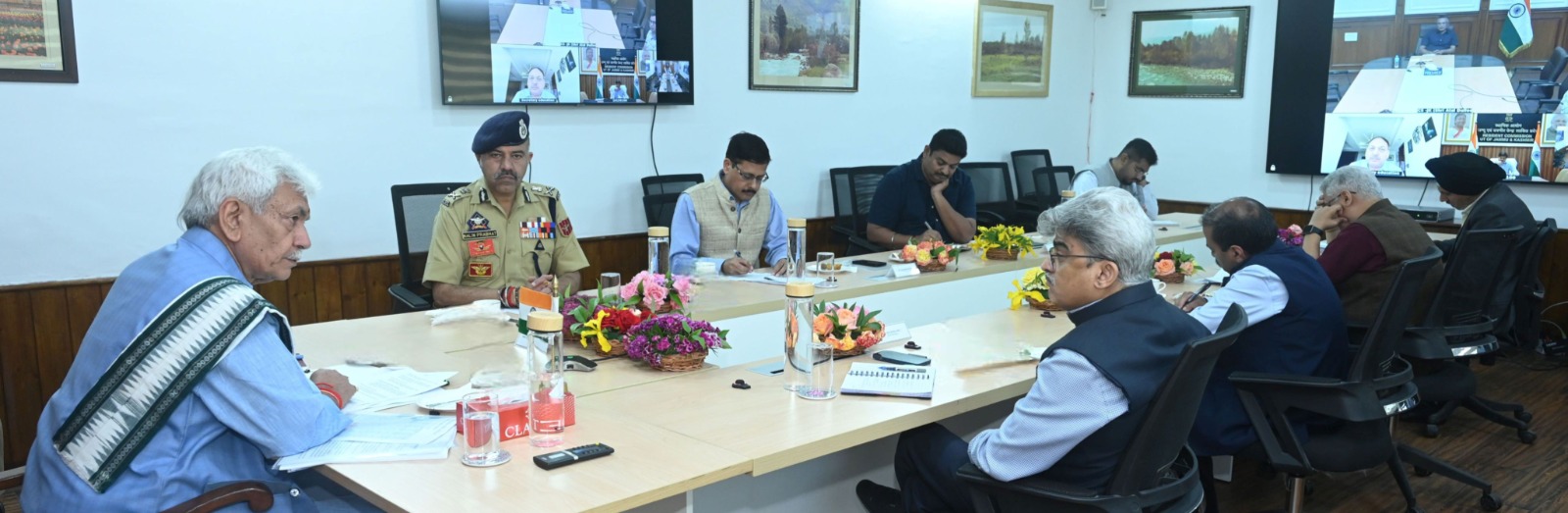 'LG Manoj Sinha Orders Intensified Crackdown on Narco-Terror Network in Jammu and Kashmir'