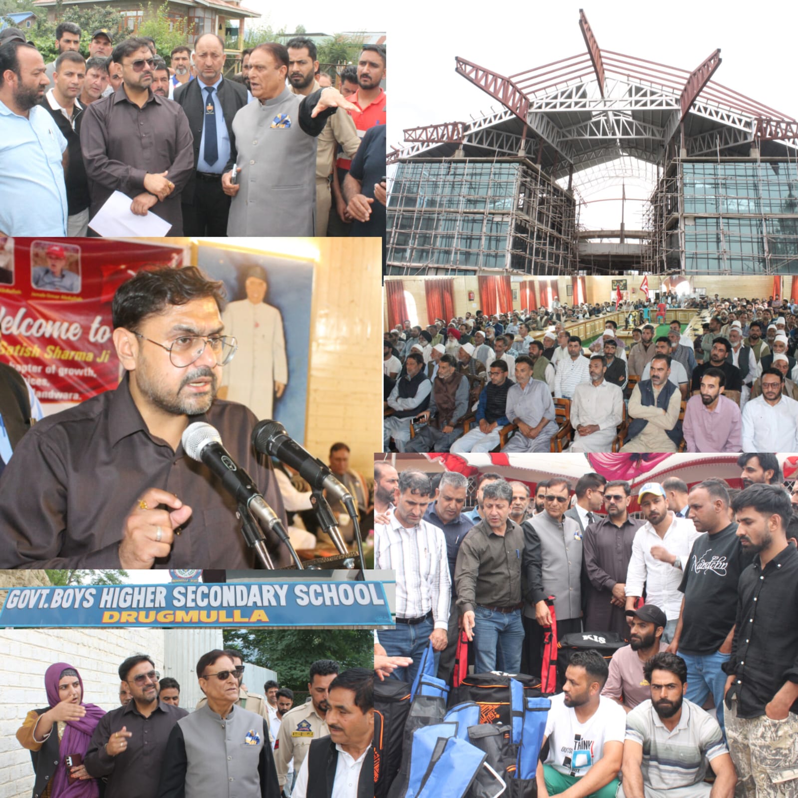 'Satish Sharma Assures Swift Redressal of Public Grievances, Calls for United Fight Against Drug Abuse During Handwara Visit'