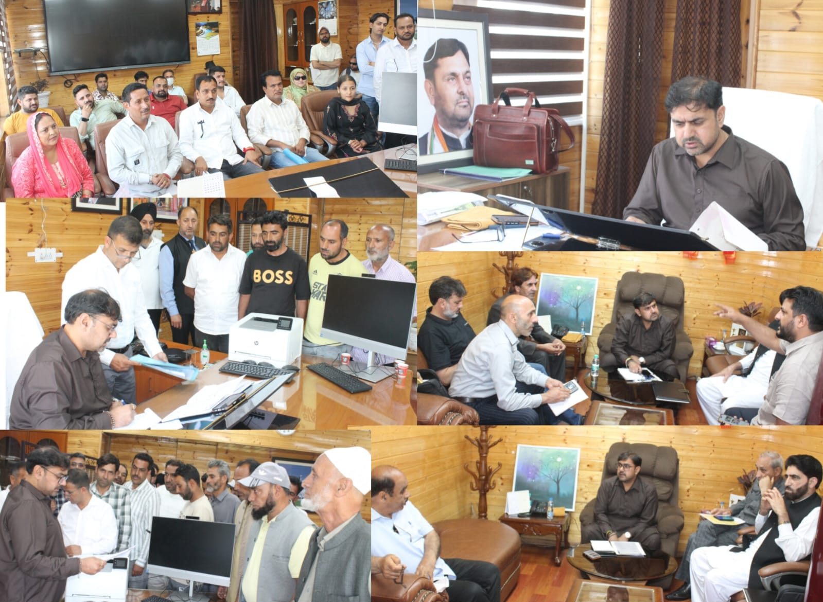 'Satish Sharma Assures Swift Action as Legislators, Delegations Raise Public and Developmental Issues'
