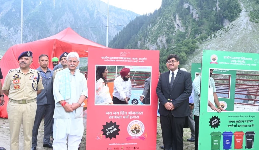'Lieutenant Governor Launched Swachh Yatra IEC Campaign and Eco-Interventions for Shri Amarnath Ji Yatra'