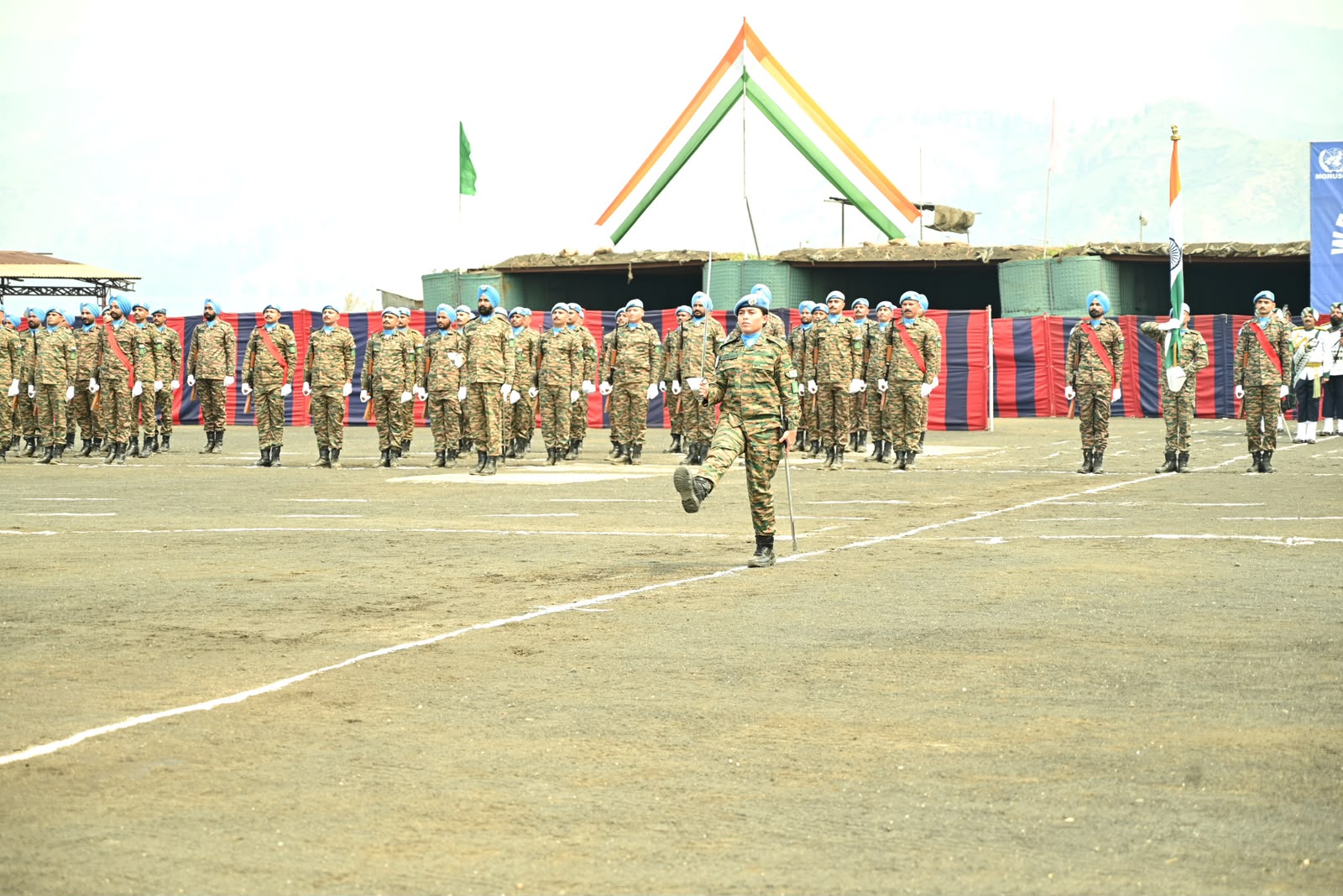 'INDIAN ARMY PEACEKEEPERS HONOURED WITH UNITED NATIONS MEDALS FOR EXEMPLARY SERVICE IN EASTERN DRC'