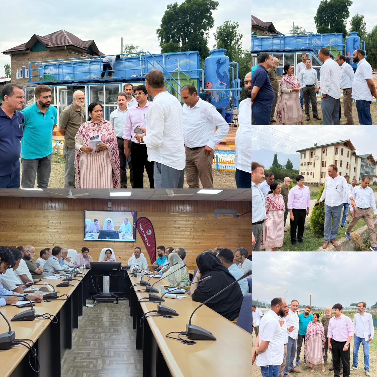 'Mandeep Kaur reviews green campus initiatives at SKUAST-K; proposes replication in urban projects'