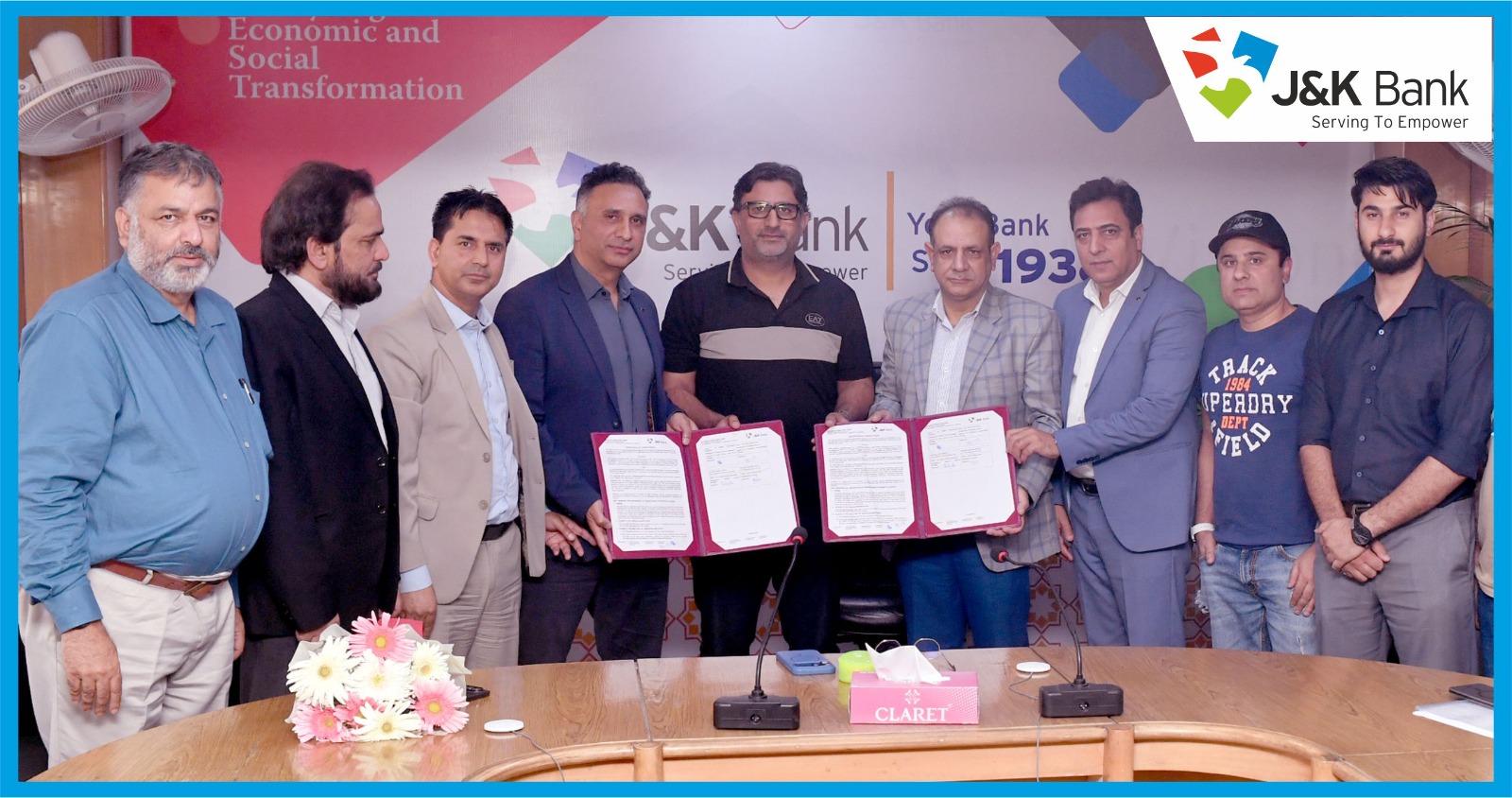 'J&K Bank signs Corporate Salary Package MoU with IA MultiVentures Pvt. Ltd'