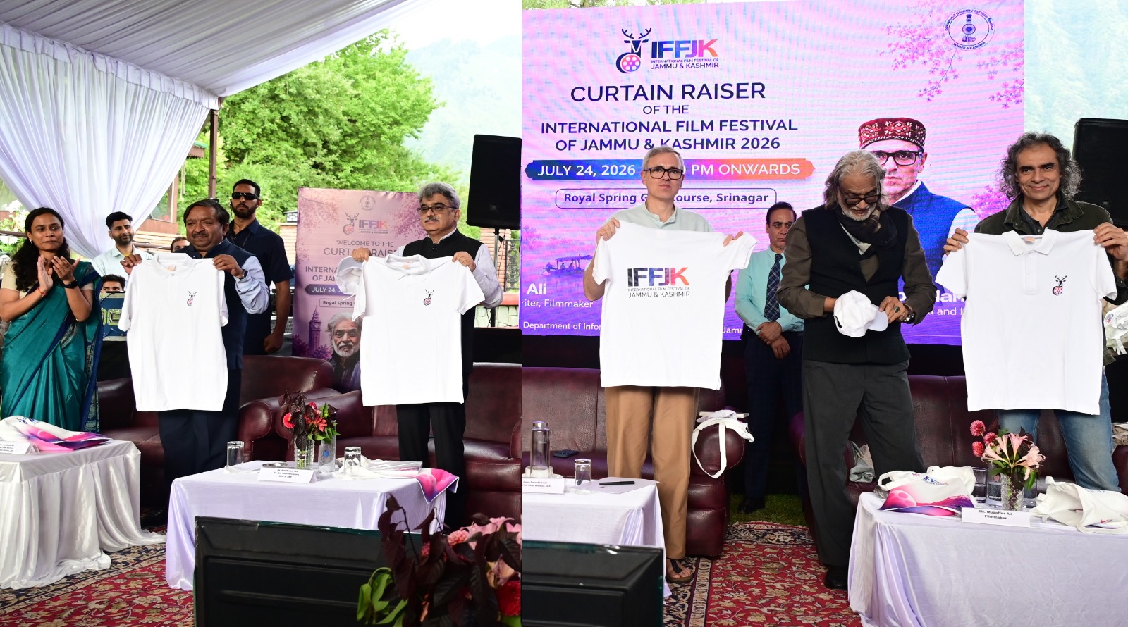 'Omar Abdullah Launches Curtain Raiser for J&K International Film Festival, Pledges to Restore Kashmir as a Global Filmmaking Destination'