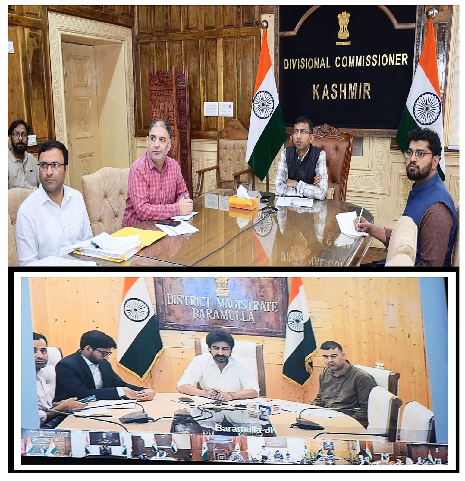 'Div Com Kashmir reviews progress on Compassionate Appointment Cases, SVAMITA, AgriStack'