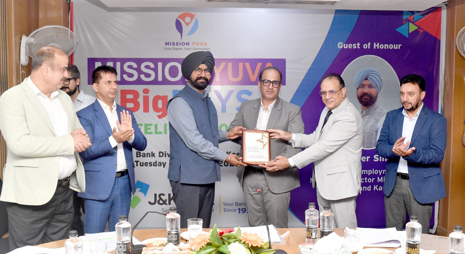 'J&K Bank Reviews Mission YUVA Progress, Honours Top Performers Across Kashmir , Mission Director lauds Bank’s role as principal financial partner in flagship employment initiative'