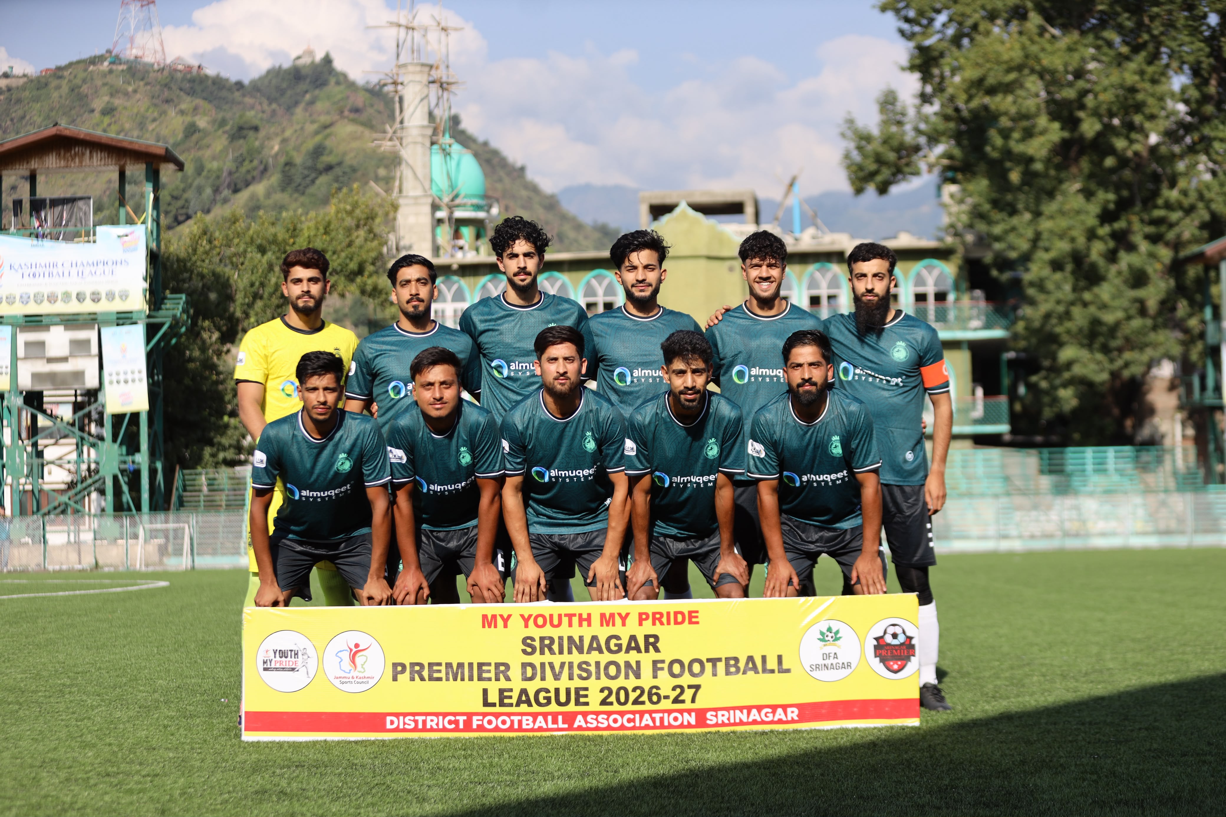 'Almuqeet FC Make Emphatic Debut with 7–1 Victory in Srinagar Premier Division'