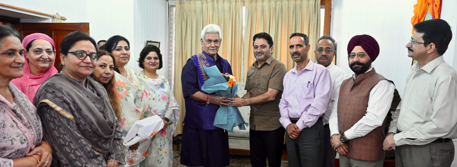 'Newly Inducted IAS Officers Call on LG Manoj Sinha'