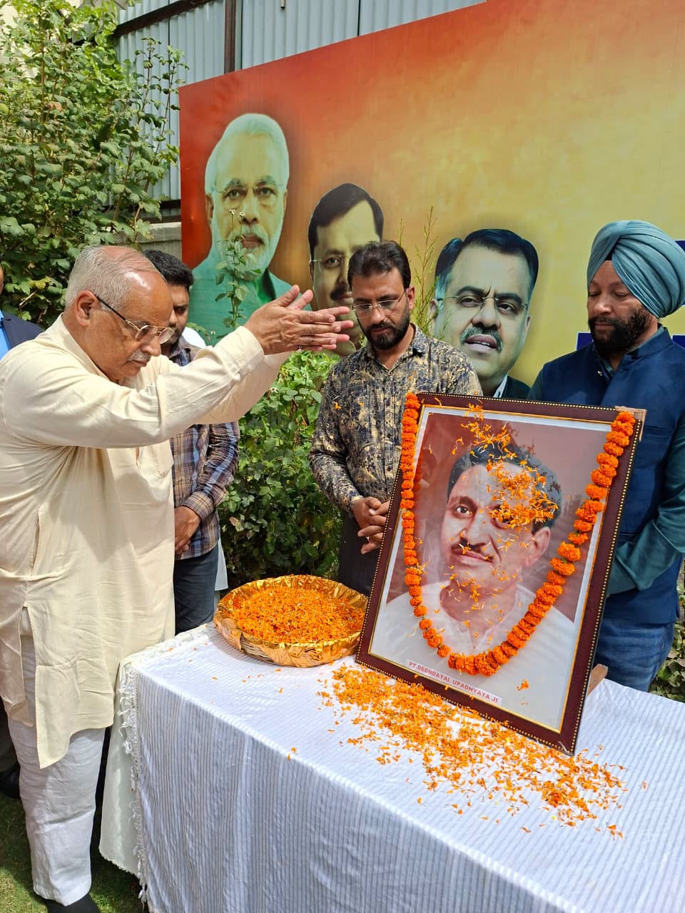 'BJP Observes Deendayal Upadhyaya’s 110th Birth Anniversary Across J&K'