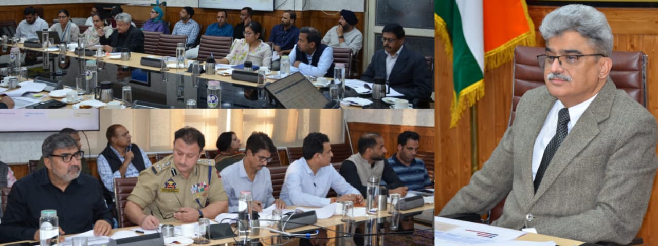 'CS calls for accelerated action towards zero-casualty corridors Reviews implementation of Road Safety Action Plan across J&K'