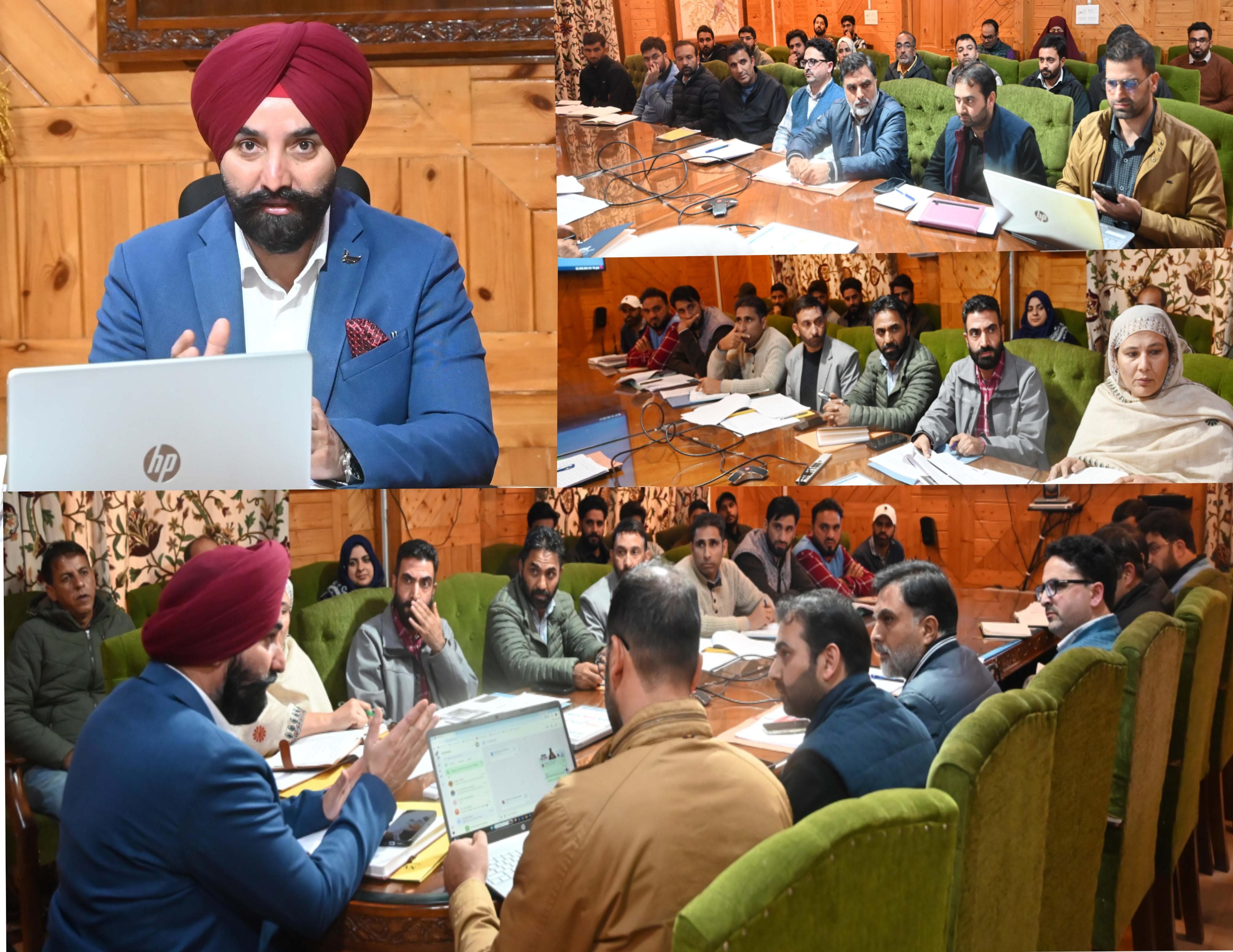 'DDC Shopian Directs Completion of Jal Shakti Works Before Winter, Orders Salary Withholding Over Poor Performance'