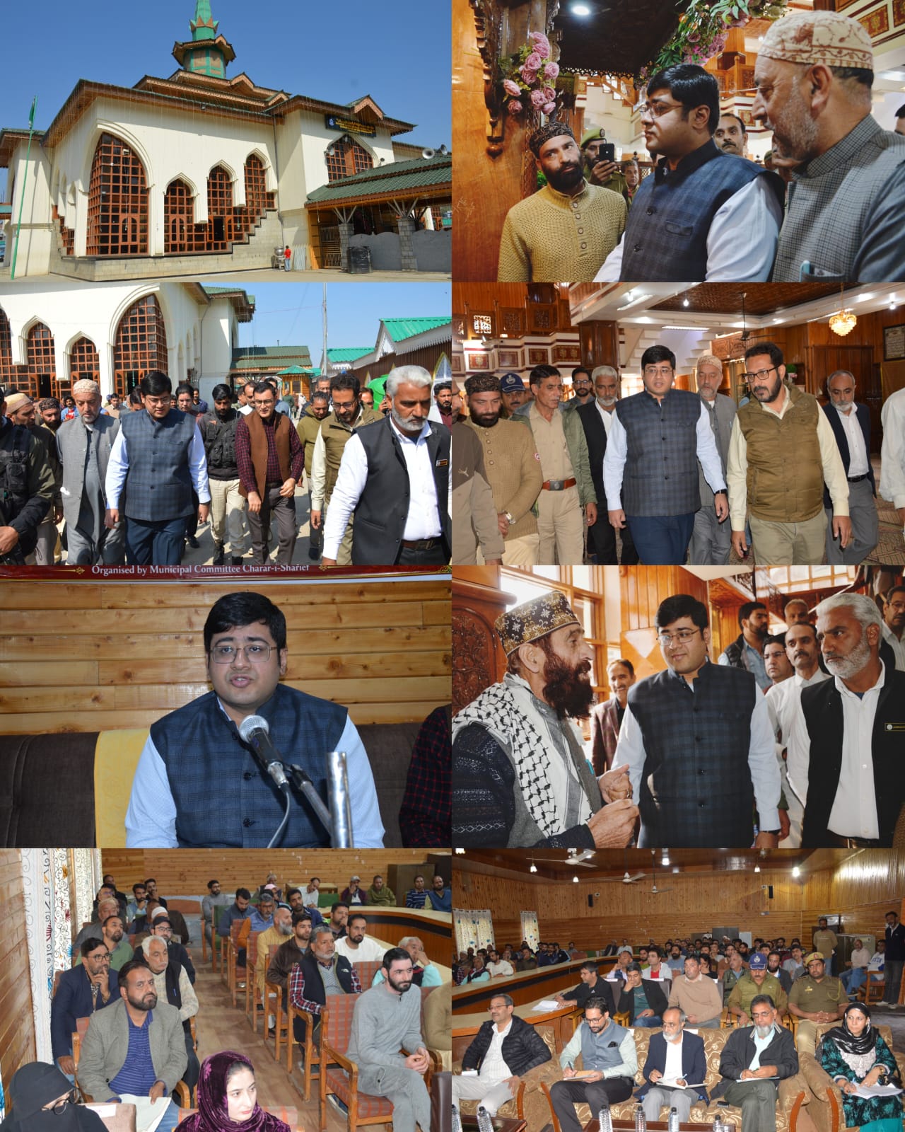 'DC Budgam Reviews Public Grievances, Inspects Developmental Works in Chrar-i-Sharief'