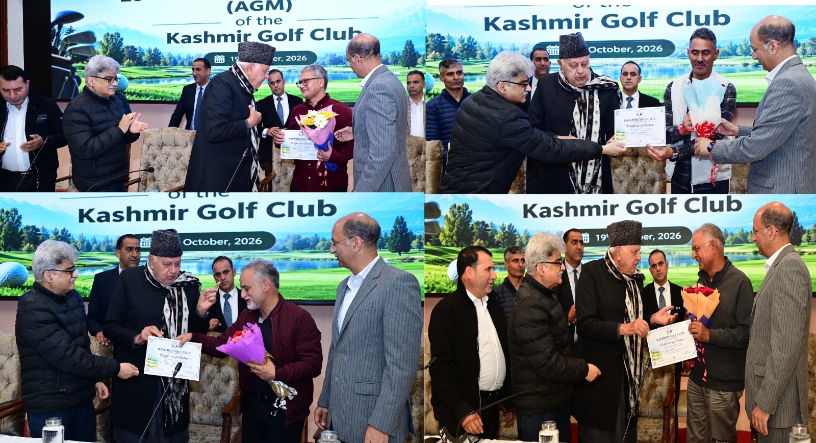 'Advisor to CM Felicitates New Kashmir Golf Club Executive Committee, Announces ₹2 Crore for Clubhouse Renovation'