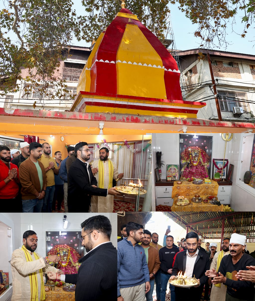 'DC Srinagar participates in Dussehra Celebrations, Bhandara at Kali Mata Mandir Magarmal Bagh'
