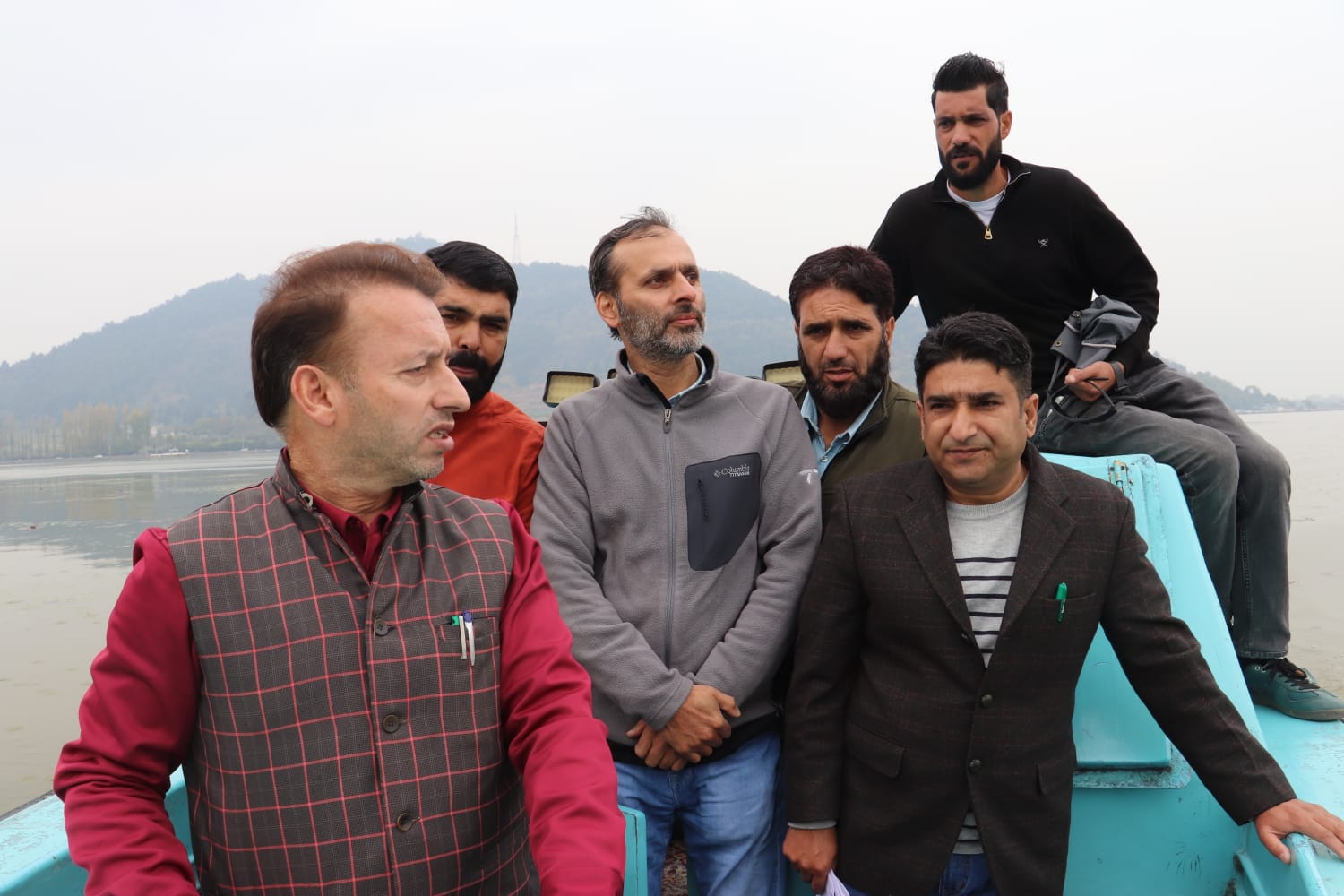 'VC LCMA inspects Dal Lake Shoreline, Pokhribal ahead of Kashmir Marathon'