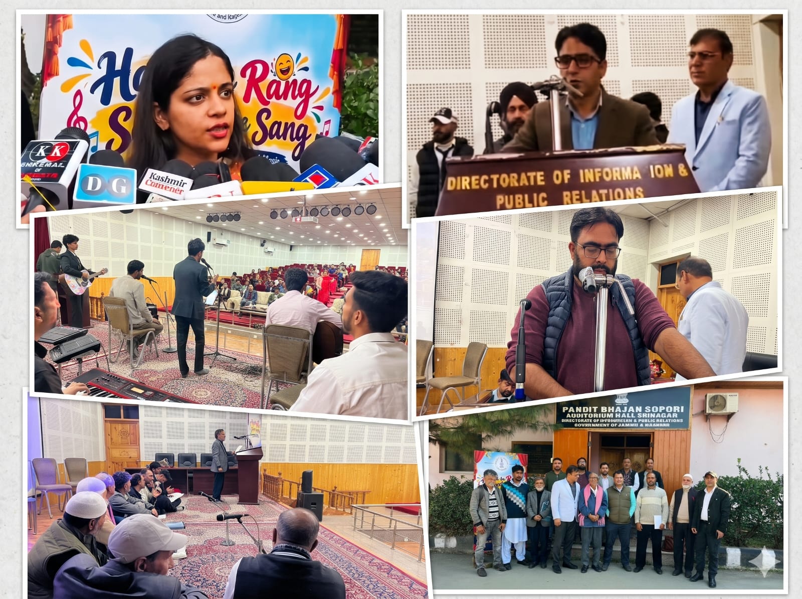 'DIPR’s ‘Hansi Ke Rang, Sangeet Ke Sang’ Celebrates Kashmir’s Rich Cultural and Literary Heritage'