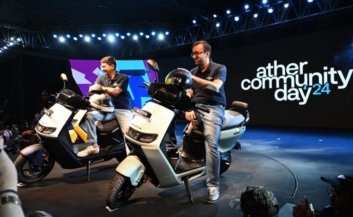 'Ather Energy launches the Rizta, its family scooter on Community Day'